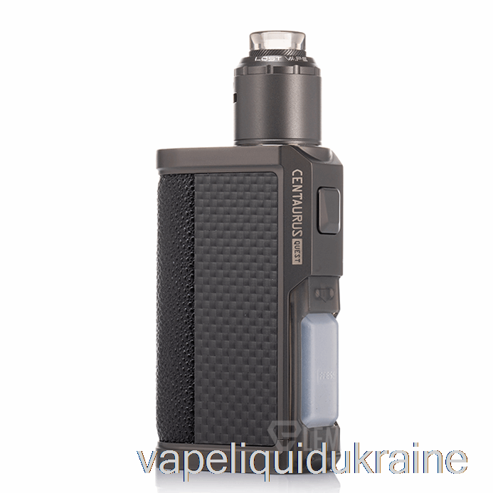 Vape Liquid Ukraine Lost Vape CENTAURUS QUEST 100W Squonk Kit Gunmetal / Pearl Fish